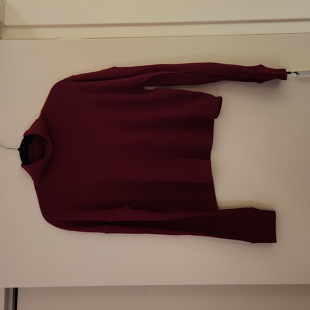 Calvin Klein Performance Large Women’s Cropped Mock-neck Thermal Sweater!